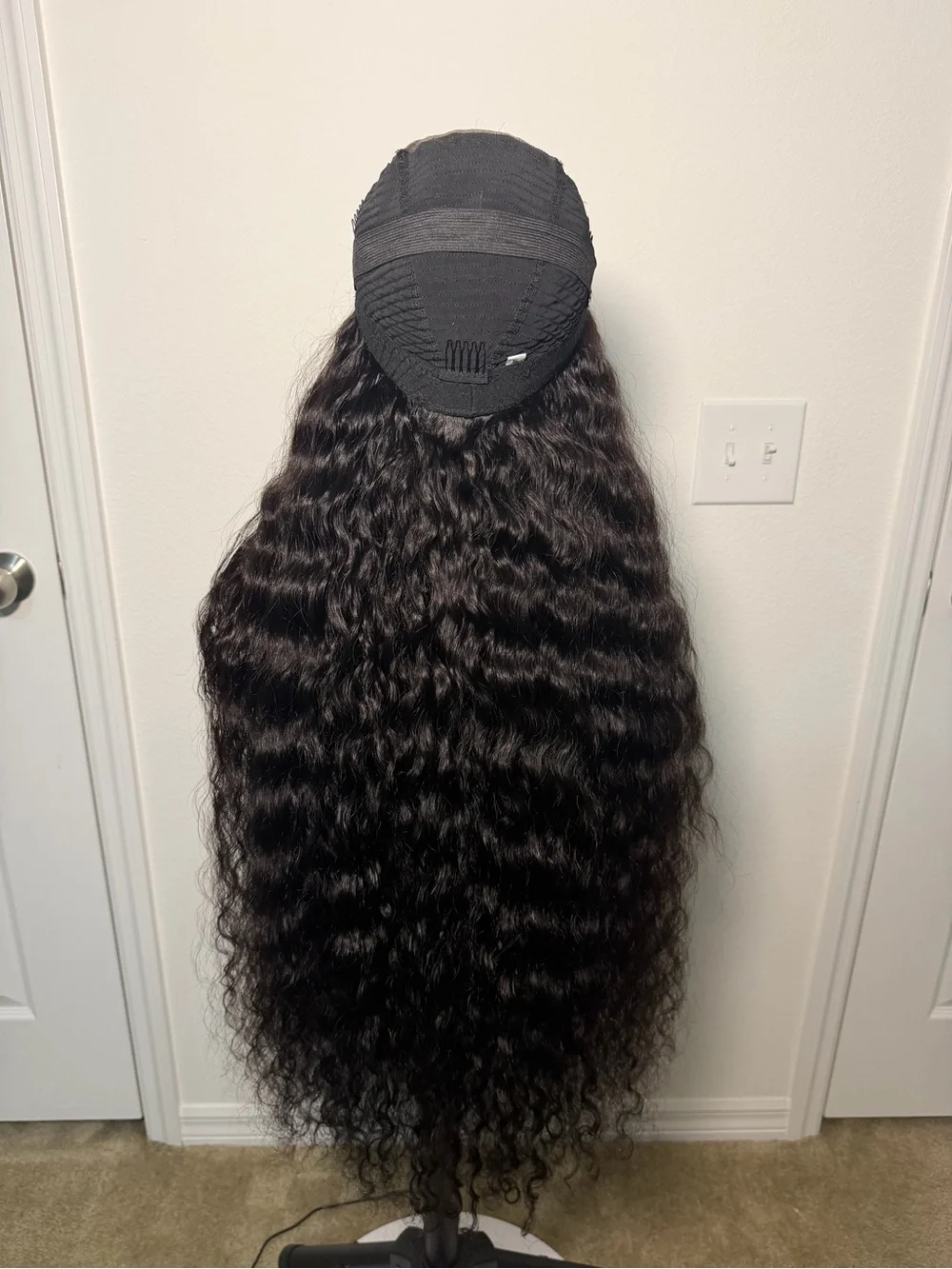 32” Top Quality 6x6 HD Lace Closure Wig, Raw Virgin Human Hair, 200% Density